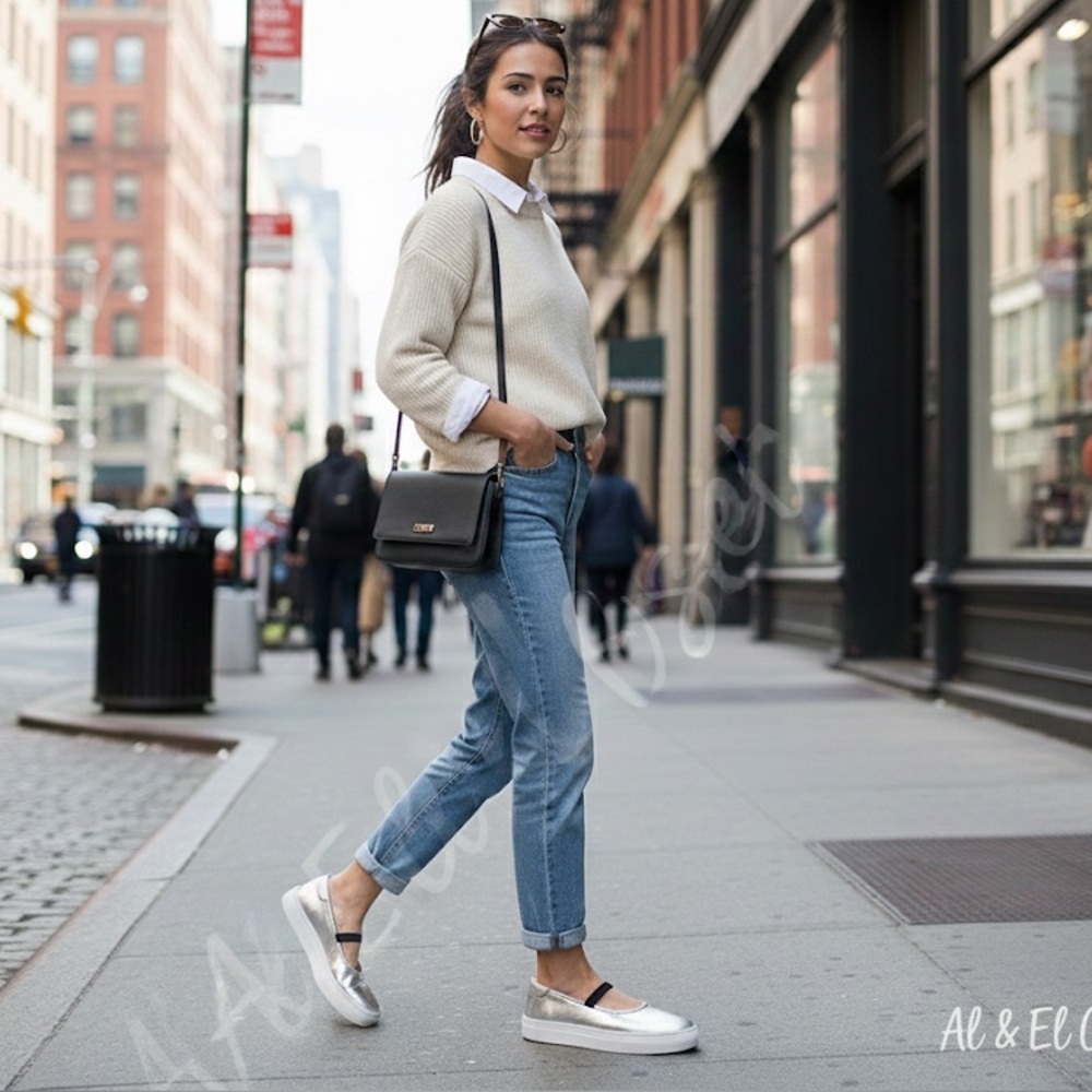 Seychelles Moon Child Silver Metallic Platform Loafer Sneakers Size 10 NWB - Picture 3 of 10